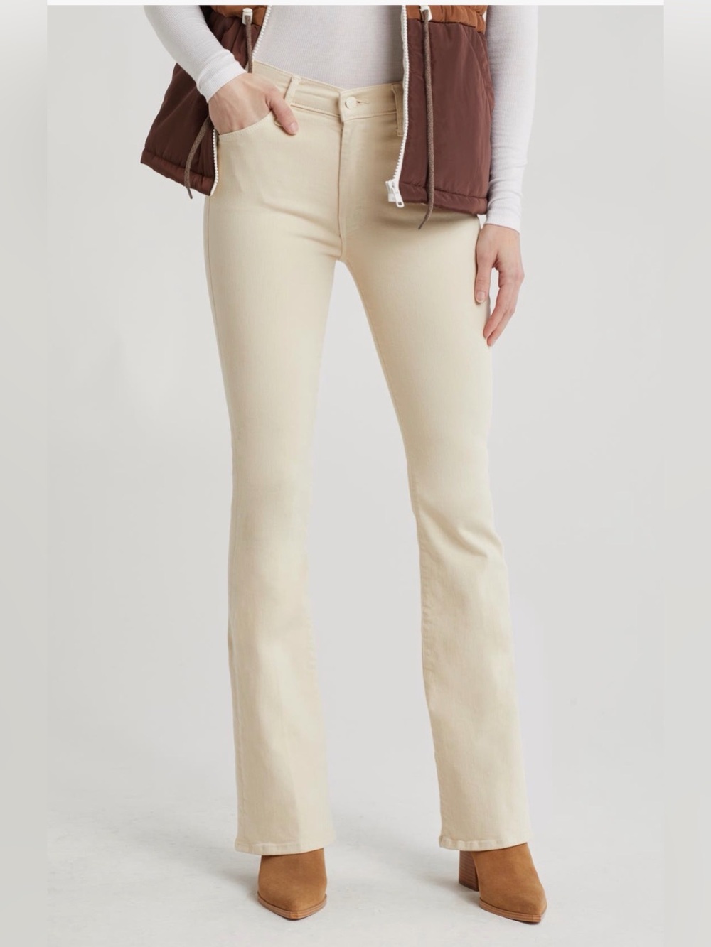 MOTHER The Weekender Sneak Play Date Size 28 Frozen Dew